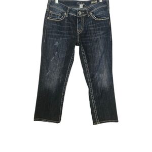 Silver Aiko Capri Jeans Women's Size W30
